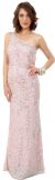 One Shoulder Bare Back Sequined Long Formal Prom Dress in an alternative picture